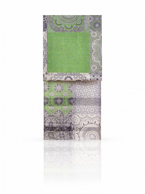 Палантин Женский SN-TILE.PERSIA/YELL.GREEN